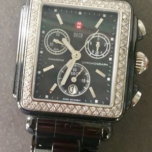 Michele Art Deco Diamond Watch